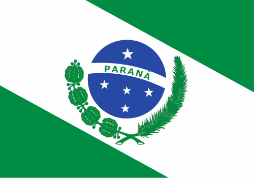 Official state flag of Paraná, Brazil